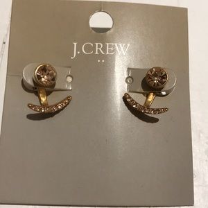 JCrew NWT Rose Gold Jewel Earrings comes with bag